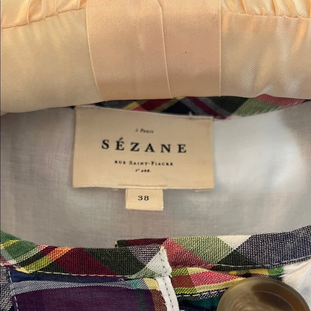 Sezane Bruna Patchwork Shirt - Picture 5 of 7